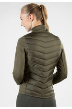 2022 HKM Womens Prag Style Jersey / Nylon Riding Jacket 11315 - Olive Green